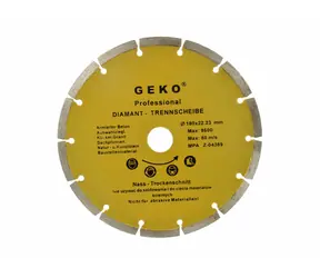 GEKO G00252 / Tarcza diamentowa do cięcia segmentowego / 180 x 8 x 22,2 mm