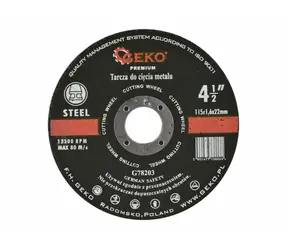 GEKO G78203 / Tarcza tnąca do metalu / 115 x 1,6 x 22,2 mm