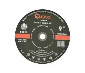 GEKO G78243 / Tarcza do cięcia metalu / 230 x 2,5 x 22,2 mm