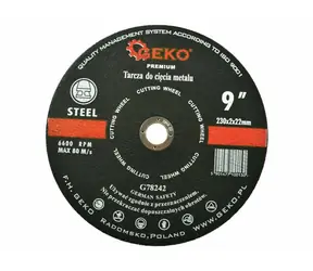 GEKO G78242 / Tarcza tnąca do metalu i stali / 230 x 2 x 22,2 mm