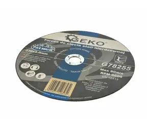 GEKO G78255 / Tarcza tnąca do stali nierdzewnej / 230 x 2 x 22,2 mm