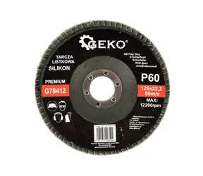 GEKO G78412 / Tarcza lamelkowa / 125 x 22,2 mm / P60