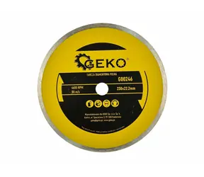 GEKO G00246 / Tarcza diamentowa z obrzeżem ciągłym / 230 x 22,2 mm
