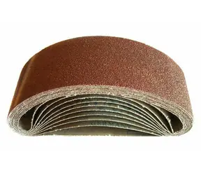 Pas bezkońcowy z płótnem ściernym GEKO 75x533mm - P80