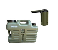 Zestaw Holdcarp kanister + kran automatyczny SMART kran akumulatorowy + zbiornik na wodę sześcienny 18l