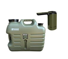 Zestaw Holdcarp kanister + kran automatyczny SMART kran akumulatorowy + zbiornik na wodę 25l