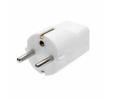 Wtyczka Solight P58 prosta biała / IP20