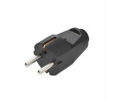 Wtyczka Solight P57B prosta czarna / IP20