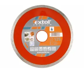 Extol- Premium Diamentowa tarcza do cięcia na całym obwodzie 115x22,2mm / cięcie na mokro 