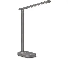 Connect IT SHINE szary / Lampa stołowa LED / 400 lm / 3 temperatury barwowe 