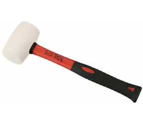 Hammer SIXTOL TPR 450 biały / Młotek gumowy / 450g / 330mm
