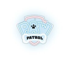 Psi patrol Dekoracyjny neon LED - Logo / montaż na ścianie / zasilacz USB 1,5m / 20-30lm