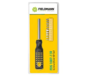 Fieldmann FDS 1007-11R / Wkrętak + bity 11 szt.