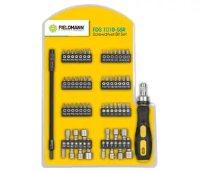Fieldmann FDS 1010-58R / Wkrętak+bity 58 szt.