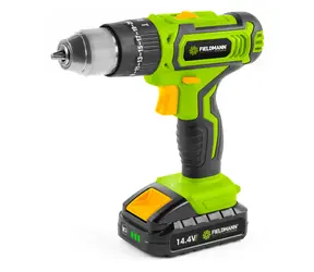 Fieldmann FDV 10350-A / Wiertarko-wkrętarka akumulatorowa / Li- ION / 14,4 V / 1400 mAh / 13 mm / 25 Nm 