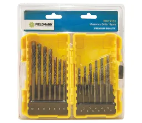 Fieldmann FDV 9101 / Zestaw wierteł murarskich 18 szt.