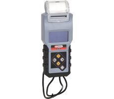 KS Tools Cyfrowy tester akumulatorów i systemów ładowania 12 V / ze zintegrowaną drukarką