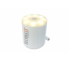 Technaxx TX-261 Mini Pompka powietrza na baterie, biała / 1300 mAh / 13,5 W / 180 l na minutę