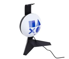 Stojak na słuchawki Paladone Playstation Headset / Lampa ze stojakiem na słuchawki / 23,5 cm / USB