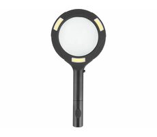 Extol-LIGHT Lupa z oświetleniem 80lm / 5-krotne powiększenie / 3x0,5W COB LED 