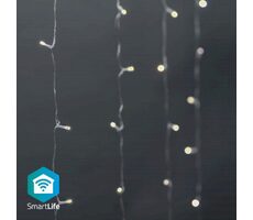 Nedis Christmas Lights SmartLife / Kurtyna / Wi-Fi / Ciepła biel / 200 diod LED / 3,00 m / Android i iOS
