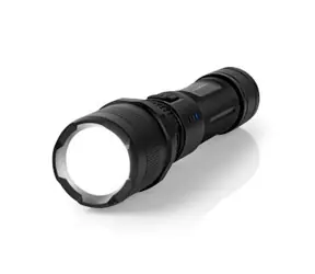 Latarka LED Nedis / Zasilana bateryjnie / 3,7 V DC / 10 W / N/A / Baterie w zestawie / Akumulator / 1000 lm 