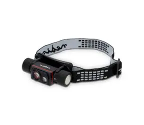 Latarka czołowa LED Nedis / Zasilana bateriami / Zasilana przez USB / 3,7 V DC / Baterie w zestawie / Możliwość ładowania / 1000 lm 