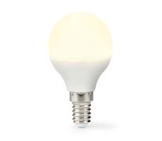 Żarówka LED Nedis E14 / G45 / 4,9 W / 470 lm / 2700 K / Ciepła biel / Mrożona / 1 szt.