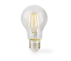 Żarówka LED Nedis E27 / A60 / 7 W / 806 lm / 2700 K / Ściemnialna / Ciepła biel / Styl retro / 1 szt.