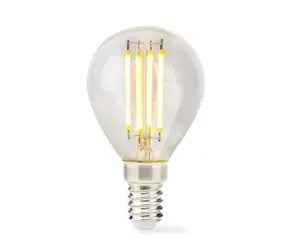 Żarówka LED Nedis E14 / G45 / 4,5 W / 470 lm / 2700 K / Ściemnialna / Ciepła biel / Styl retro / 1 szt. 