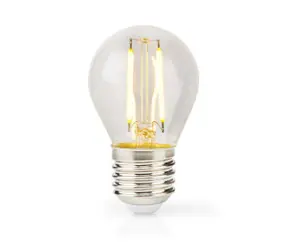 Żarówka LED Nedis E27 / G45 / 4,5 W / 470 lm / 2700 K / Ściemnialna / Ciepła biel / Styl retro / 1 szt.