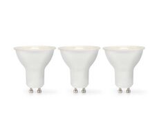 Żarówka LED Nedis GU10 / Spot / 4,5 W / 345 lm / 2700 K / Ściemnialna / Ciepła biel / Styl retro / 3 szt.
