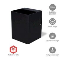 Nedis Smartlife Lampa zewnętrzna / 2 x 270 lm / Zigbee 3.0 / 12 + 4 W / RGB / 2700 K / Android i iOS