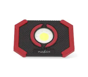 Lampa robocza Nedis / 10 W / Zasilana bateryjnie / 5 V DC / N/A / Akumulatorowa / 1000 lm / Zasięg światła: 30 m