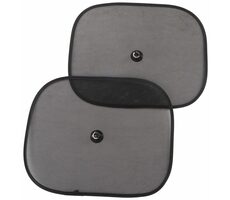 SIXTOL CAR SUNSHADE SET 7 / Osłona przeciwsłoneczna z przyssawką na boczną szybę samochodu / 44 x 36 cm / 2 szt. 
