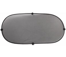 SIXTOL CAR SUNSHADE 8 / Osłona przeciwsłoneczna z przyssawką na szybę samochodu / 100 x 50 cm 