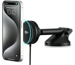 iOttie Velox MagSafe Qi2 uniwersalny uchwyt samochodowy z bezprzewodową ładowarką / montaż na desce rozdzielczej lub przedniej szybie
