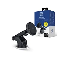 Uchwyt samochodowy 3mk Car MagCharger na deskę rozdzielczą i okno / Szybkie ładowanie bezprzewodowe