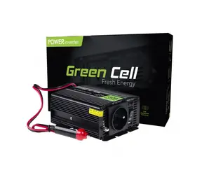 Przetwornica napięcia Green Cell z 12V na 230V - 150W/300W - modyfikowana fala sinusoidalna