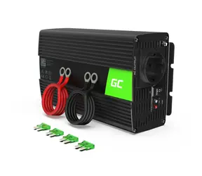Przetwornica napięcia Green Cell z 12V na 230V - 1000W/2000W - czysty sinus