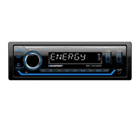 Blaupunkt BPA 1124 DAB BT czarny / radio samochodowe / 1-DIN / FM / BT / AUX / USB / 4X 50W