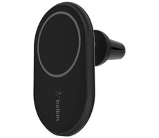 Ładowarka samochodowa bezprzewodowa magnetyczna Belkin MagSafe 10 W czarna / uchwyt do ładowania bezprzewodowego / ładowanie MagSafe 10 W