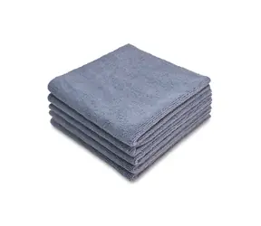 Zestaw ściereczek z mikrofibry It's Win WINC-048, szary / 310 gsm / 40 x 40 cm / 5 szt.