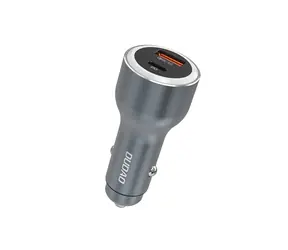 Ładowarka samochodowa Dudao R4Ultra / USB-C / USB-A / 120 W / szara