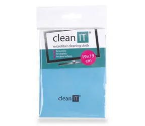 Clean IT Ściereczka czyszcząca z mikrofibry (19x19cm) niebieska