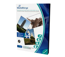 Papier fotograficzny MediaRange A4 dwustronny błyszczący 50 arkuszy 160g/tusz