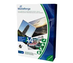 Papier fotograficzny matowy MediaRange A4 dwustronny 100 arkuszy 140g/tusz