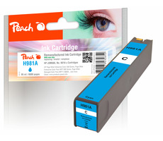 Peach remanufactured alternativní cartridge HP 981A (J3M68A) modrá