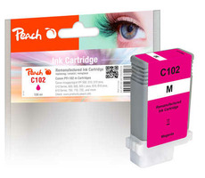 Regenerowany alternatywny wkład Peach Canon PFI-102 (29952629) magenta / 130 ml / nowy chip