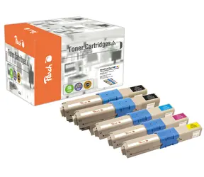 Peach Regenerowany alternatywny toner OKI C332 MultiPack PLUS / do C332 / 5x1500 stron
